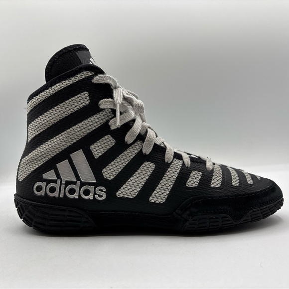 adidas Adizero Varner Wrestling Shoes FW1013 5.5 Black/Silver Men’s Lightweight - Picture 6 of 16